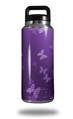 WraptorSkinz Skin Decal Wrap for Yeti Rambler Bottle 36oz Bokeh Butterflies Purple  (YETI NOT INCLUDED)