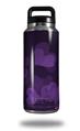 WraptorSkinz Skin Decal Wrap for Yeti Rambler Bottle 36oz Bokeh Hearts Purple  (YETI NOT INCLUDED)