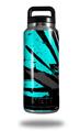 WraptorSkinz Skin Decal Wrap for Yeti Rambler Bottle 36oz Baja 0040 Neon Teal  (YETI NOT INCLUDED)