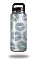 WraptorSkinz Skin Decal Wrap for Yeti Rambler Bottle 36oz Blue Green Lips  (YETI NOT INCLUDED)