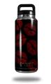 WraptorSkinz Skin Decal Wrap for Yeti Rambler Bottle 36oz Red And Black Lips  (YETI NOT INCLUDED)