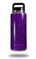 WraptorSkinz Skin Decal Wrap for Yeti Rambler Bottle 36oz Folder Doodles Purple (YETI NOT INCLUDED)