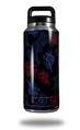 WraptorSkinz Skin Decal Wrap for Yeti Rambler Bottle 36oz Floating Coral Black (YETI NOT INCLUDED)