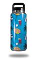 WraptorSkinz Skin Decal Wrap for Yeti Rambler Bottle 36oz Beach Party Umbrellas Blue Medium (YETI NOT INCLUDED)