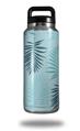 WraptorSkinz Skin Decal Wrap for Yeti Rambler Bottle 36oz Palms 01 Blue On Blue (YETI NOT INCLUDED)