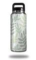 WraptorSkinz Skin Decal Wrap for Yeti Rambler Bottle 36oz Watercolor Leaves White (YETI NOT INCLUDED)