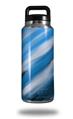 WraptorSkinz Skin Decal Wrap for Yeti Rambler Bottle 36oz Paint Blend Blue (YETI NOT INCLUDED)