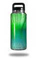 Skin Decal Wrap for Yeti Rambler Bottle 36oz Bent Light Greenish (YETI NOT INCLUDED)