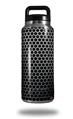 Skin Decal Wrap for Yeti Rambler Bottle 36oz Mesh Metal Hex 02 (YETI NOT INCLUDED)