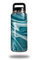 Skin Decal Wrap compatible with Yeti Rambler Bottle 36oz Blue Marble (YETI NOT INCLUDED)