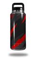 Skin Decal Wrap for Yeti Rambler Bottle 36oz Jagged Camo Red (YETI NOT INCLUDED)