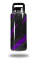 Skin Decal Wrap for Yeti Rambler Bottle 36oz Jagged Camo Purple (YETI NOT INCLUDED)