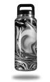 Skin Decal Wrap compatible with Yeti Rambler Bottle 36oz Liquid Metal Chrome (YETI NOT INCLUDED)