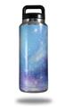 Skin Decal Wrap compatible with Yeti Rambler Bottle 36oz Dynamic Blue Galaxy (YETI NOT INCLUDED)