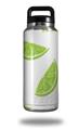 Skin Decal Wrap compatible with Yeti Rambler Bottle 36oz Limes (YETI NOT INCLUDED)