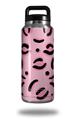 Skin Decal Wrap compatible with Yeti Rambler Bottle 36oz Pink Cheetah (YETI NOT INCLUDED)