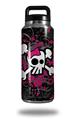 WraptorSkinz Skin Decal Wrap for Yeti Rambler Bottle 36oz Girly Skull Bones  (YETI NOT INCLUDED)