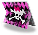 Pink Diamond Skull - Decal Style Vinyl Skin (fits Microsoft Surface Pro 4)