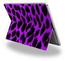 Purple Leopard - Decal Style Vinyl Skin (fits Microsoft Surface Pro 4)