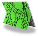 Ripped Fishnets Green - Decal Style Vinyl Skin (fits Microsoft Surface Pro 4)