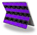 Skull Stripes Purple - Decal Style Vinyl Skin (fits Microsoft Surface Pro 4)