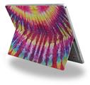 Tie Dye Rainbow Stripes - Decal Style Vinyl Skin (fits Microsoft Surface Pro 4)