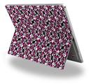 Splatter Girly Skull Pink - Decal Style Vinyl Skin (fits Microsoft Surface Pro 4)