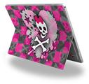 Princess Skull Heart Pink - Decal Style Vinyl Skin (fits Microsoft Surface Pro 4)