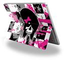 Scene Kid Girl Skull - Decal Style Vinyl Skin (fits Microsoft Surface Pro 4)