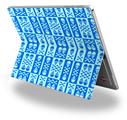 Skull And Crossbones Pattern Blue - Decal Style Vinyl Skin (fits Microsoft Surface Pro 4)