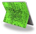 Folder Doodles Neon Green - Decal Style Vinyl Skin fits Microsoft Surface Pro 4 (SURFACE NOT INCLUDED)