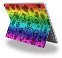 Cute Rainbow Monsters - Decal Style Vinyl Skin (fits Microsoft Surface Pro 4)