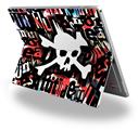 Punk Rock Skull - Decal Style Vinyl Skin (fits Microsoft Surface Pro 4)