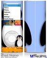 iPod Nano 4G Skin - Penguins on Blue