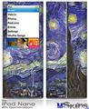 iPod Nano 4G Skin - Vincent Van Gogh Starry Night