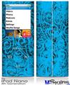 iPod Nano 4G Skin - Folder Doodles Blue Medium