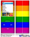iPod Nano 4G Skin - Rainbow Stripes