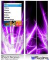 iPod Nano 4G Skin - Lightning Purple