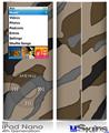 iPod Nano 4G Skin - Camouflage Brown