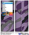 iPod Nano 4G Skin - Camouflage Purple