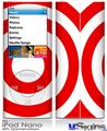 iPod Nano 4G Skin - Bullseye Red and White