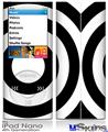iPod Nano 4G Skin - Bullseye Black and White