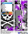 iPod Nano 4G Skin - Purple Princess Skull
