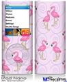 iPod Nano 4G Skin - Flamingos on Pink