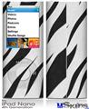 iPod Nano 4G Skin - Zebra Skin