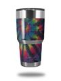 WraptorSkinz Skin Wrap compatible with RTIC 30oz ORIGINAL 2017 AND OLDER Tumblers Tie Dye Swirl 105 (TUMBLER NOT INCLUDED)