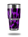 WraptorSkinz Skin Wrap compatible with RTIC 30oz ORIGINAL 2017 AND OLDER Tumblers Purple Leopard (TUMBLER NOT INCLUDED)