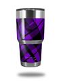 WraptorSkinz Skin Wrap compatible with RTIC 30oz ORIGINAL 2017 AND OLDER Tumblers Purple Plaid (TUMBLER NOT INCLUDED)