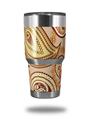 WraptorSkinz Skin Wrap compatible with RTIC 30oz ORIGINAL 2017 AND OLDER Tumblers Paisley Vect 01 (TUMBLER NOT INCLUDED)