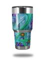 WraptorSkinz Skin Wrap compatible with RTIC 30oz ORIGINAL 2017 AND OLDER Tumblers Cell Structure (TUMBLER NOT INCLUDED)